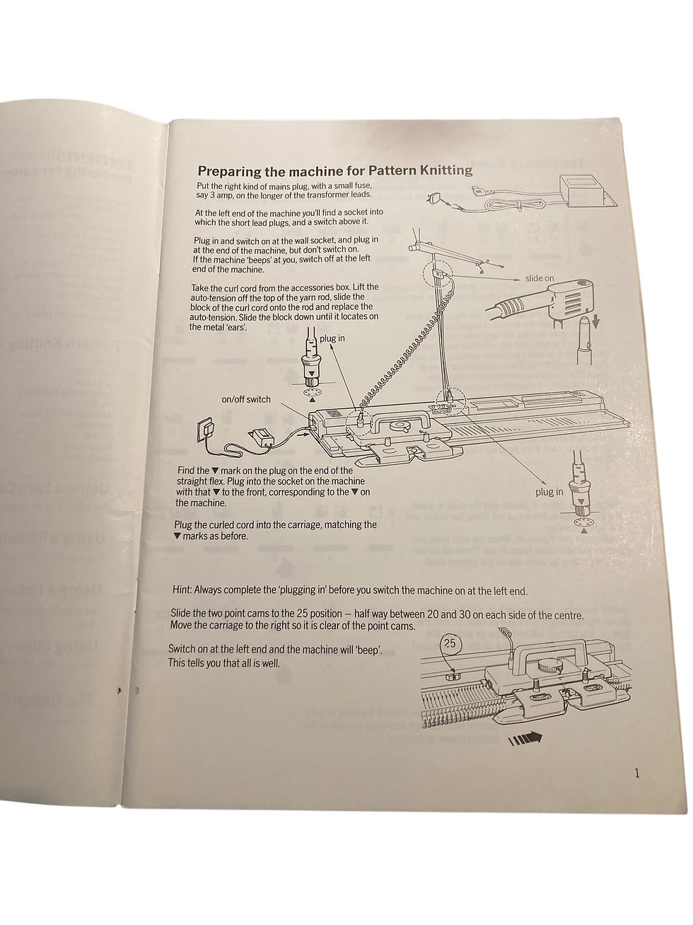 Thumbnail: Design Master Electronic Knitmaster 580 Patterning Handbook