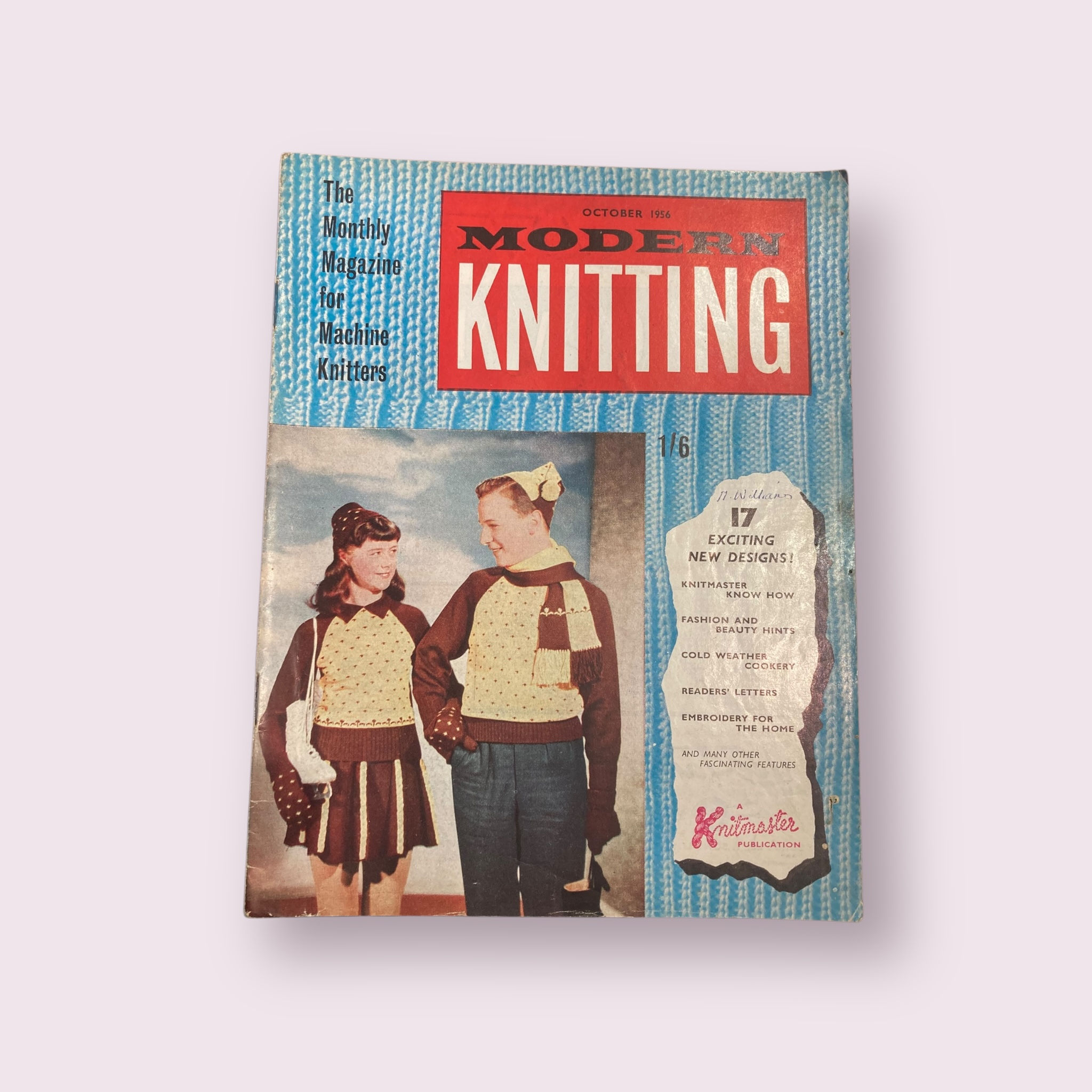 Modern Knitting magazine, October 1956