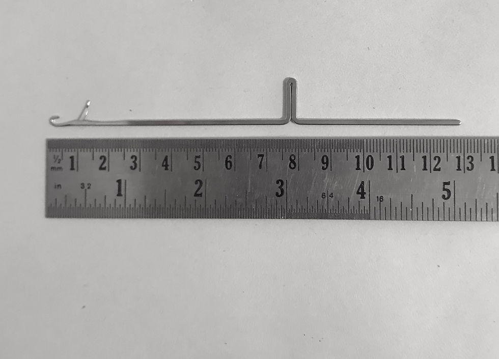 Thumbnail: Silver Reed Ribber needles (pack of 10)
