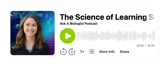 Katey was featured on Ask A Biologist!