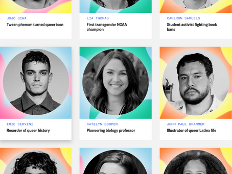 Katey listed as one of the 2022 NBC PRIDE 30: The new generation