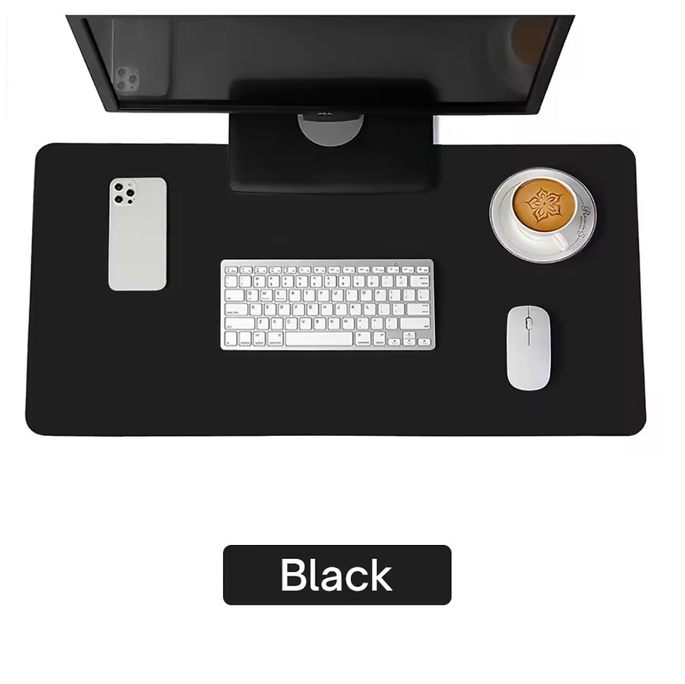 Thumbnail: Large PU Leather Desk Pad – Waterproof Office & Gaming Mouse Pad, Multi-Size Non
