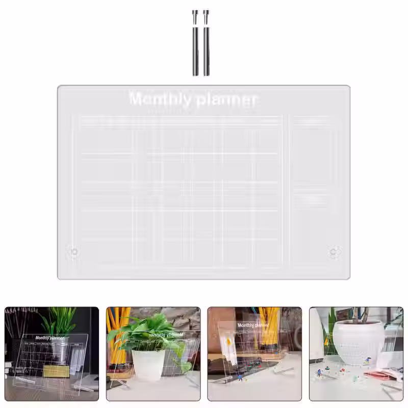 Thumbnail: Acrylic Desk Dry Erase Memo Board