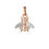Thumbnail: Links of London 18kt Rose Gold & Diamond Bee Charm
