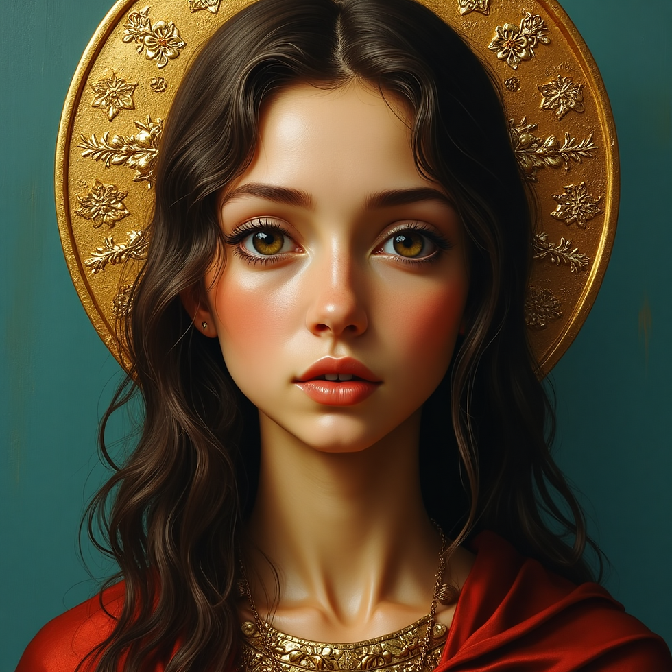 Byzantine_icon_1×_Photoreal_3D__solemn_face,_enamel_shine,_pixel_h_97039fe0-d8e6-4028-9ba4