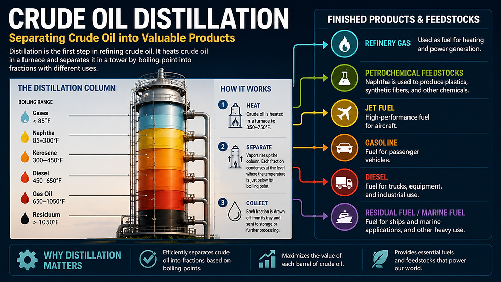 System & Process - Oil Distrillation Process slide - infographics - ChatGPT Image Jul 1, 2