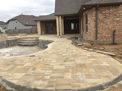 Belgard Paver Pool Deck The Woodlands TX