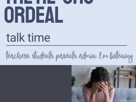 The Re-Org Ordeal. How Stress Can Lead to Teacher BurnOut