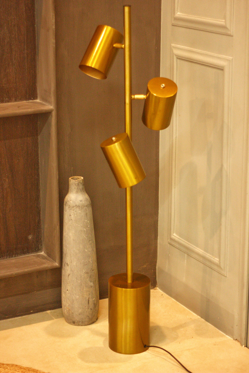 Thumbnail: The Triune Brass Floor Lamp