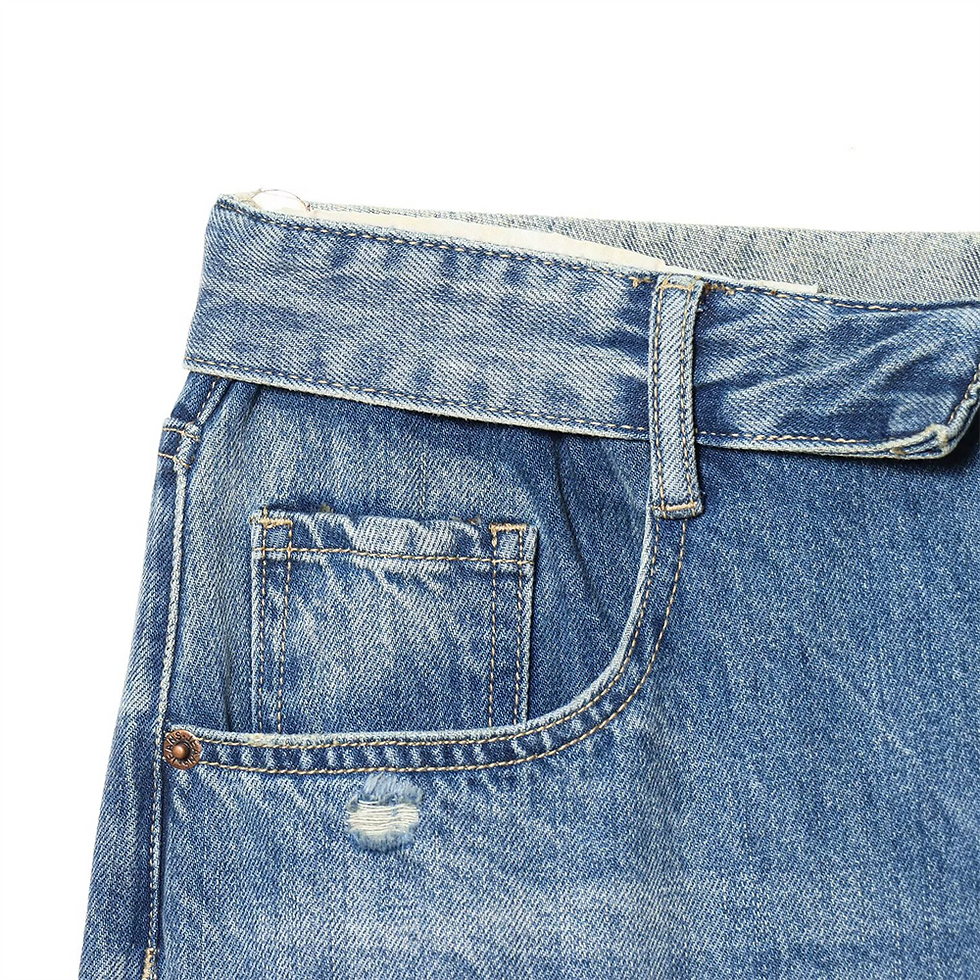 Miniatura: Calça Mom Rasgada 