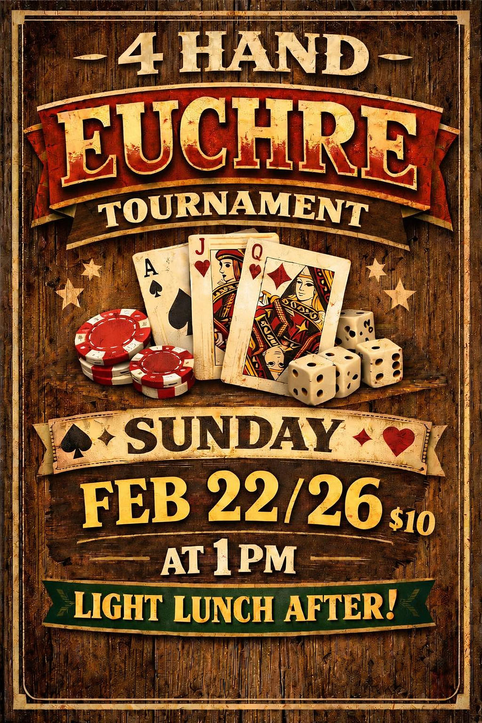 Pontiac Legion- 4-Hand Euchre Tournament