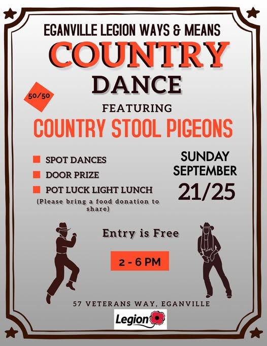 Eganville Legion Week - Ways & Means Dance