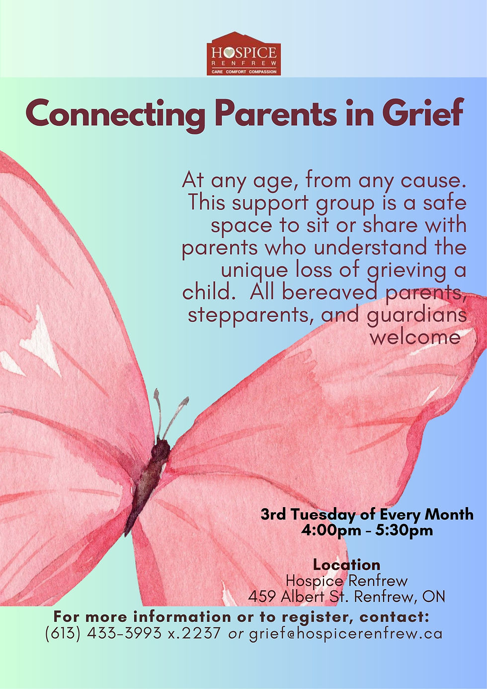 Hospice Renfrew - Connecting Parents in Grief