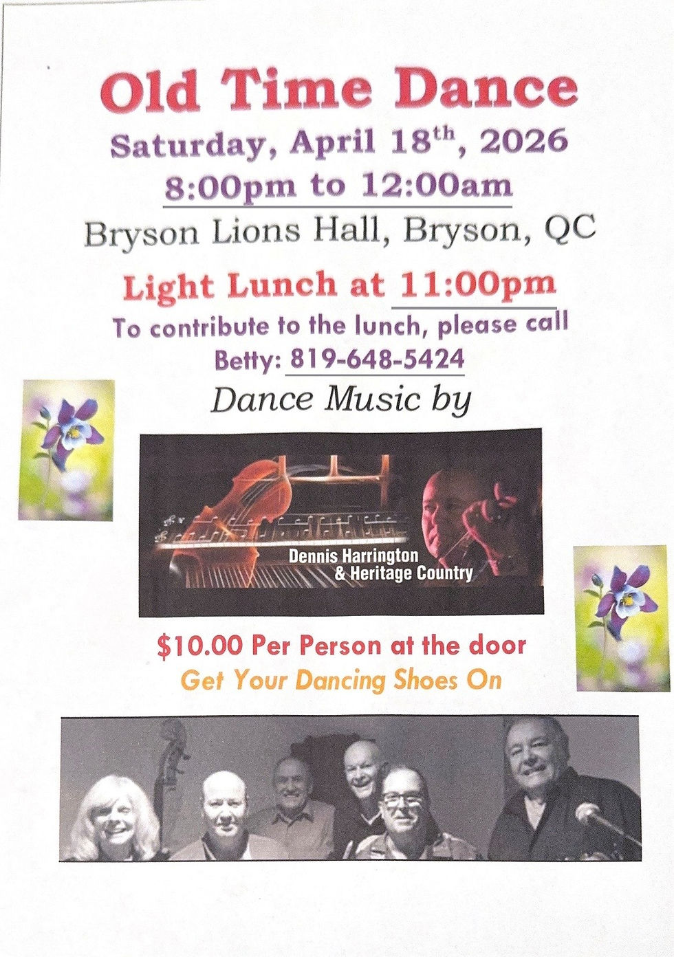 Bryson Lions Club "Ways and Means" Dance