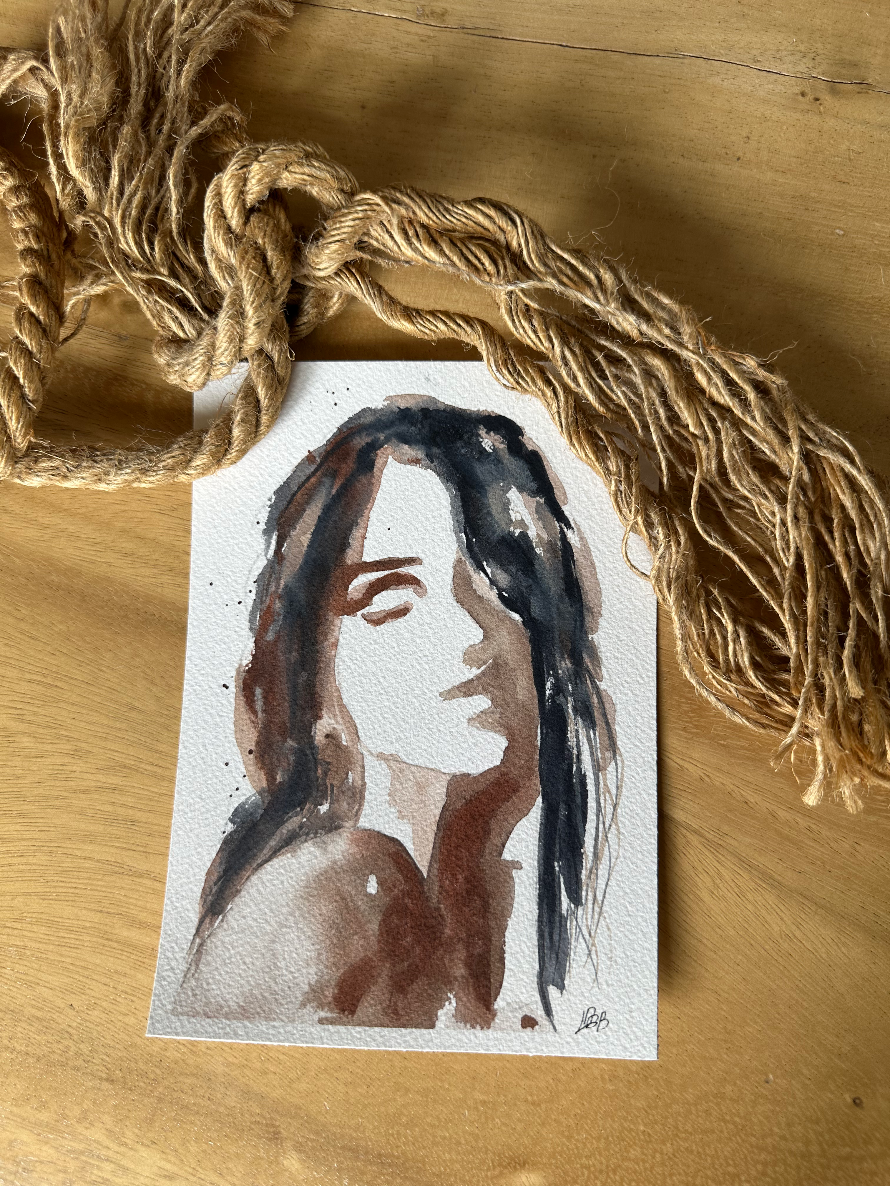 Libre - Aquarelle 5 x 7 | Collection - ELLES