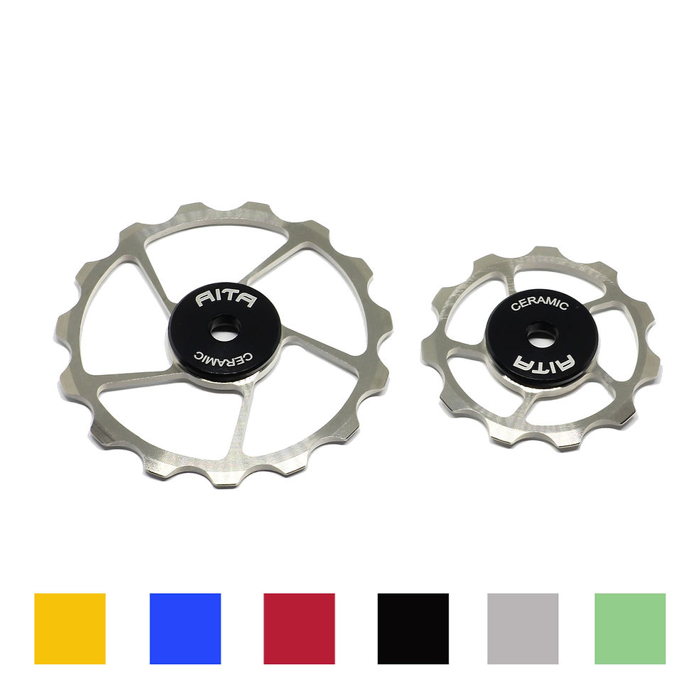 11+15 Tooth Titanium Pulley Wheels for Shimano 10/11/12 Speed