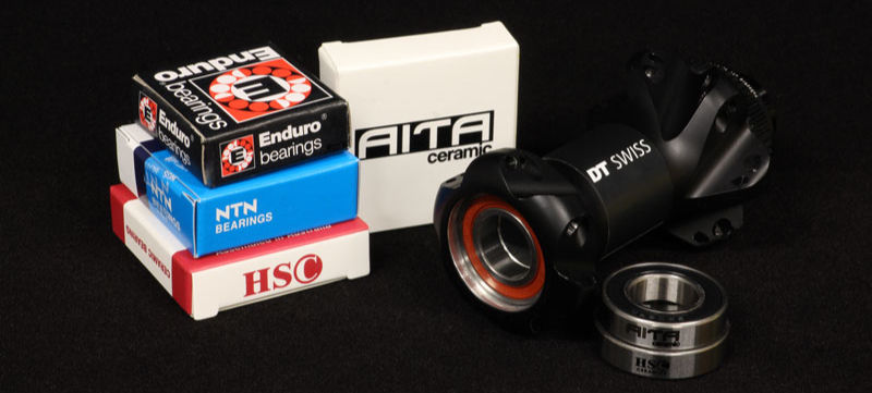 Enduro, NTN, HSC and Aita ceramic bearings for DT Swiss