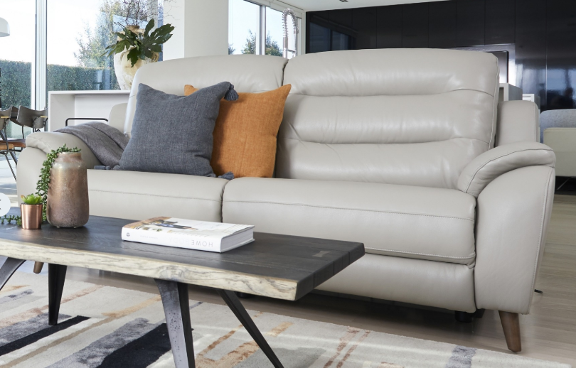 Vermont 3 Seater Power Sofa - Leather