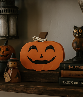 Smiley Jack-O'-Lantern _ The Rustic Cow Crafts