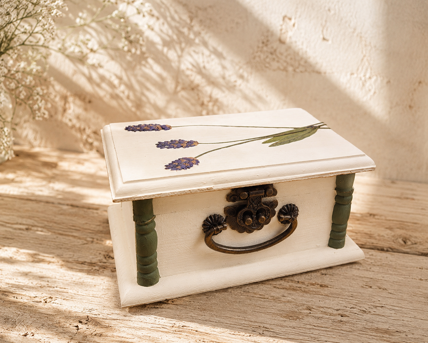 Lavender Jewelry Box
