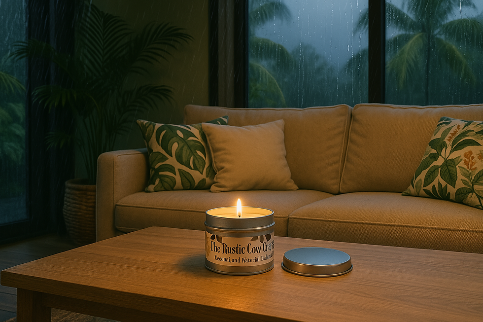 Thumbnail: Coconut and Waterfall Blooms Soy Candle