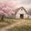 Thumbnail: Cherry Blossom Barn Art Print