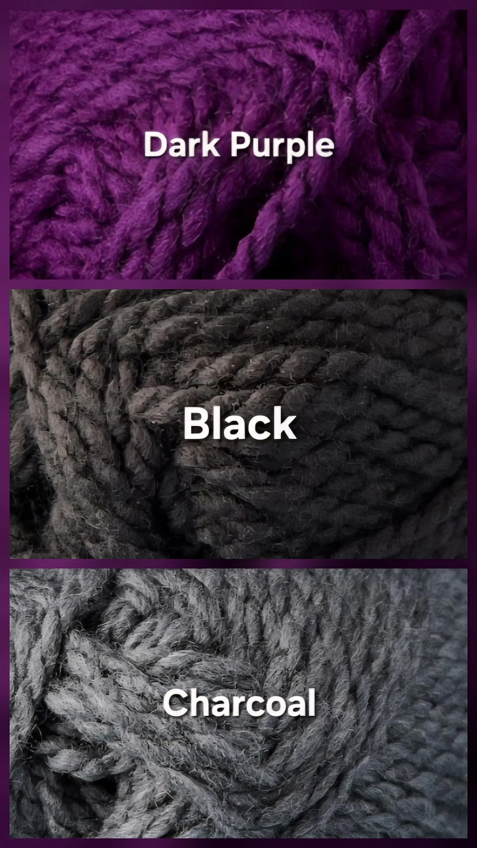 Thumbnail: Chunky Blue Knit Infinity Scarf