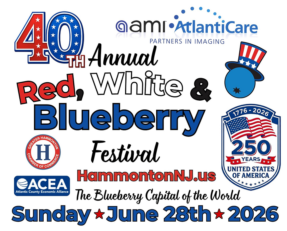 Hammonton Red, White, and Blueberry Festival