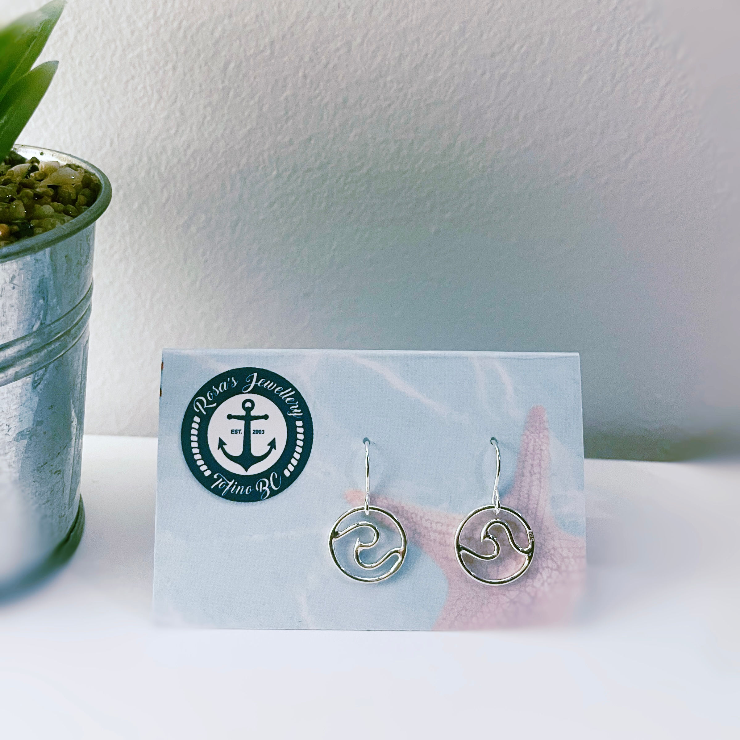 Sterling Silver stud earrings whales