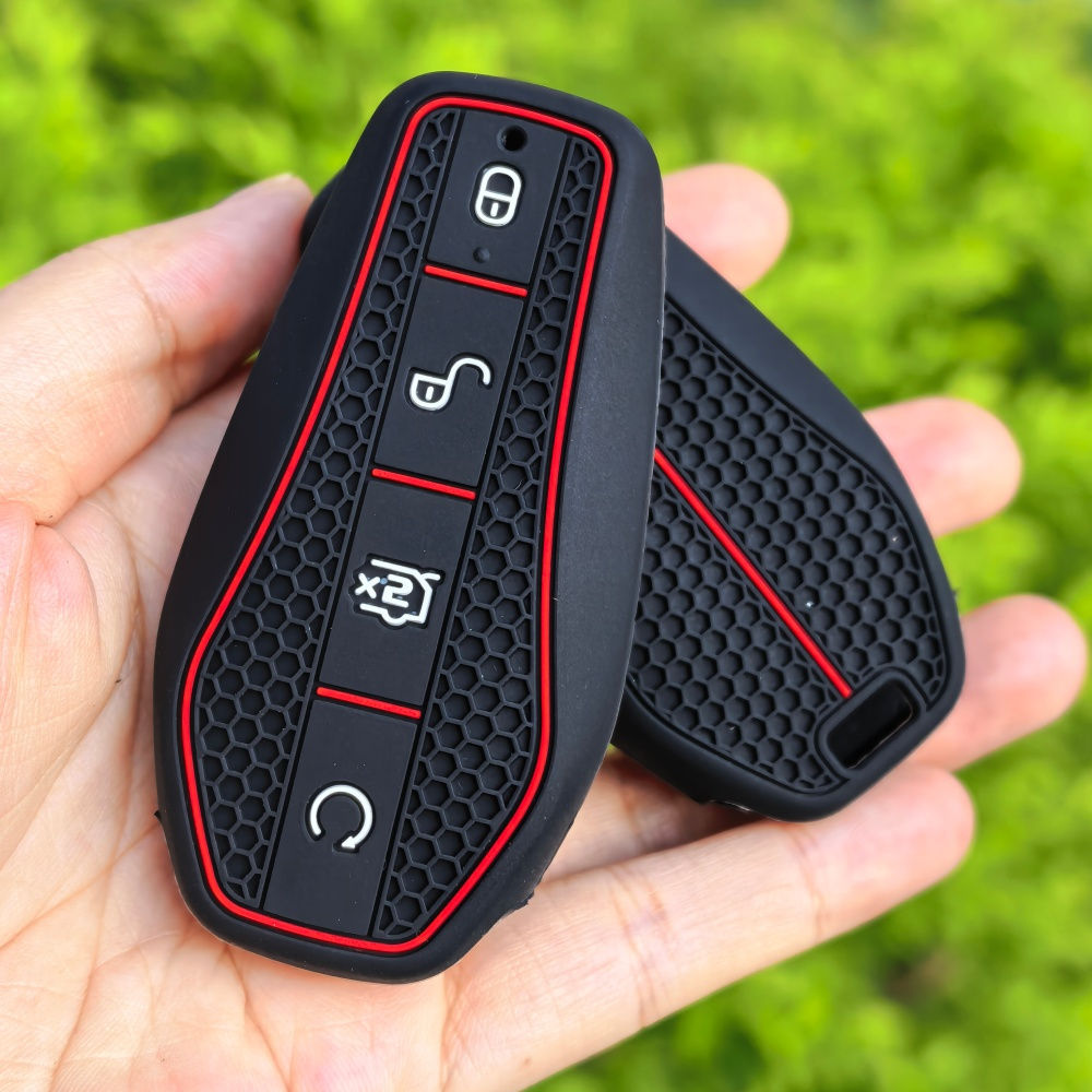 Capa de Silicone para Chave BYD com Chaveiro – Proteção Completa