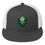 Thumbnail: Gray and white trucker hat with the word RESPECT and forest design.