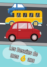 cahier à dessin garçon 6 ans voiture rouge bleu angelivre