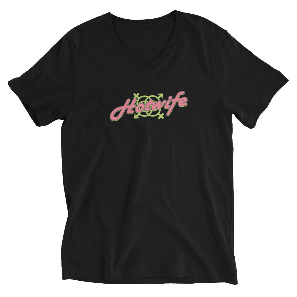 Hotwife Unisex Short Sleeve V-Neck T-Shirt