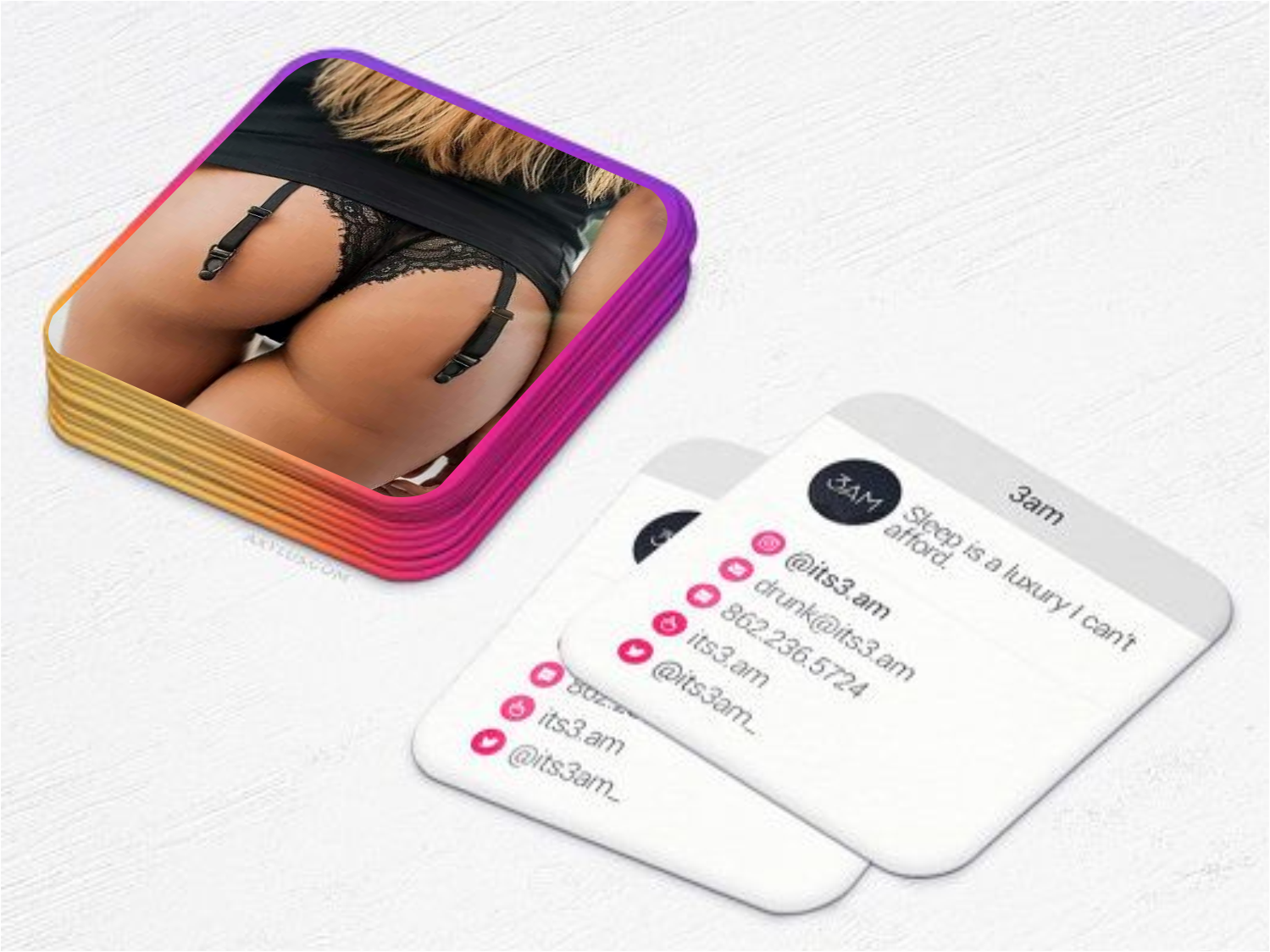 Adult Talent & Models Social Cards