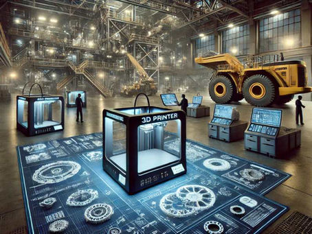 Impresión 3D aplicada a la minería: fabricación de repuestos críticos