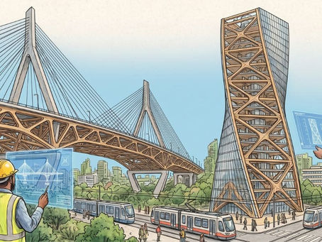 IA en diseño estructural reduciría hasta 90% uso de material en puentes y edificios