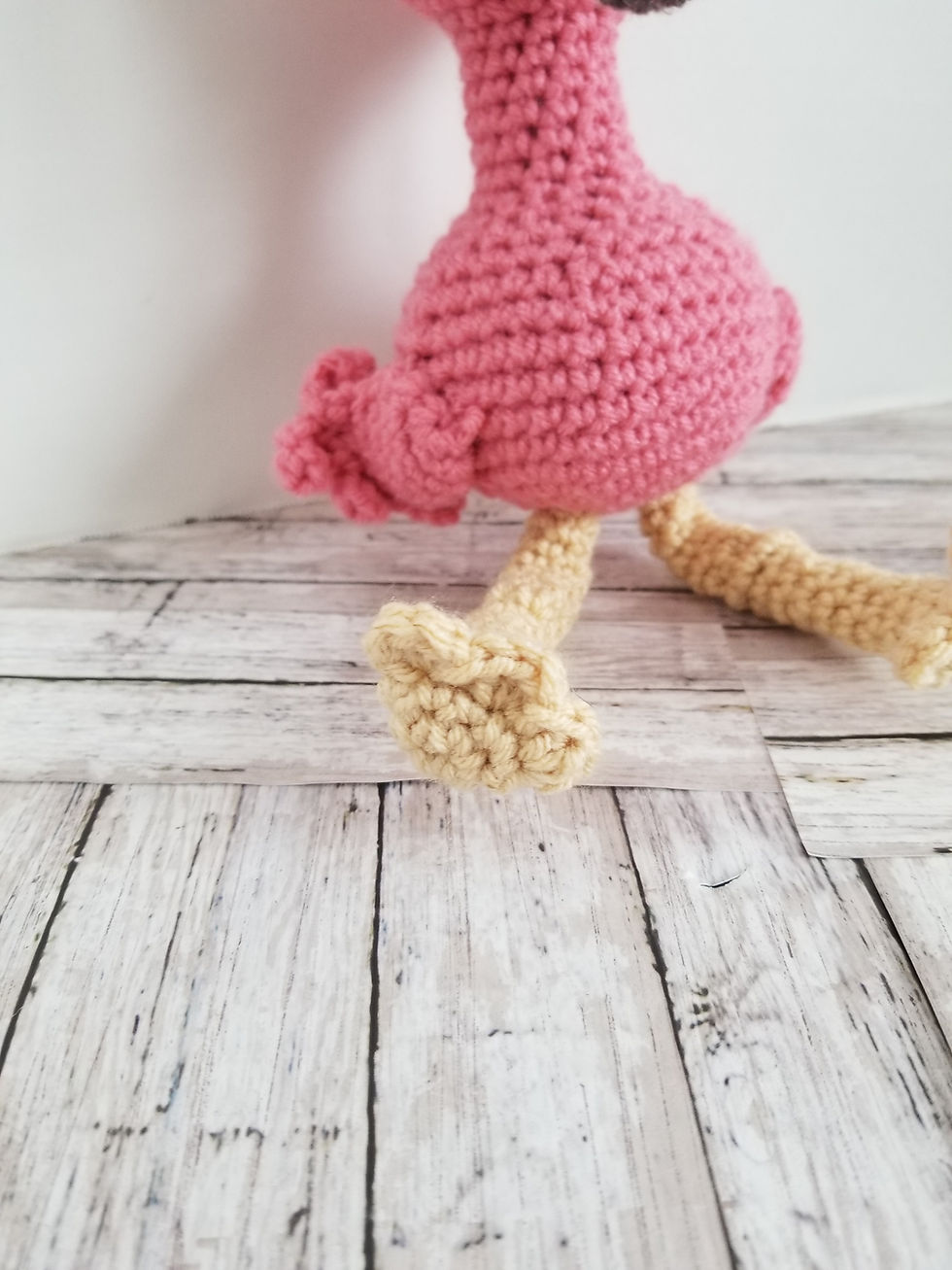 Thumbnail: Baby Flamingo Plush, Mini Crochet Stuffed Animal Amigurumi Toy