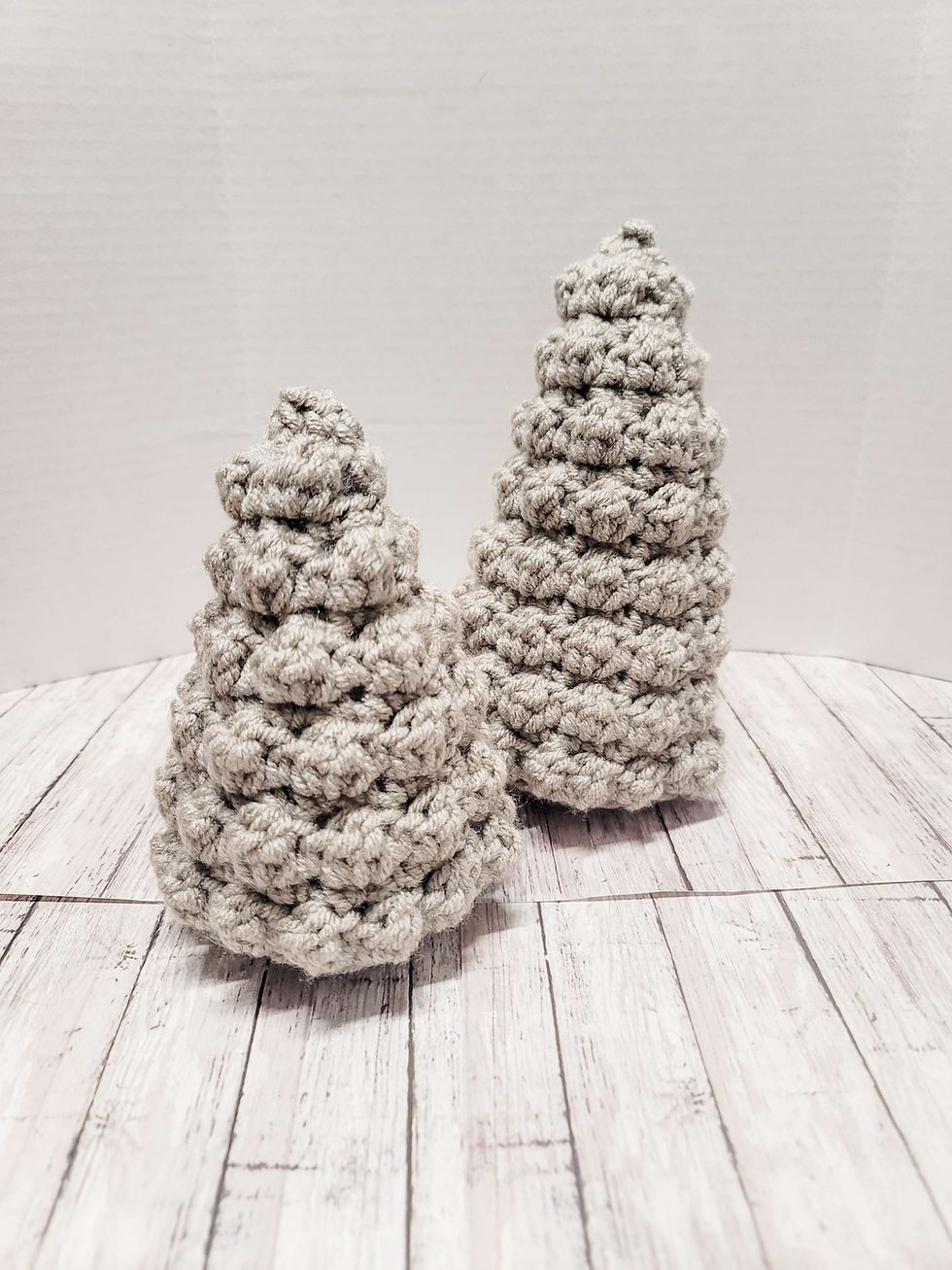 Thumbnail: Chunky Bobble Winter Tree Rustic Table Decor