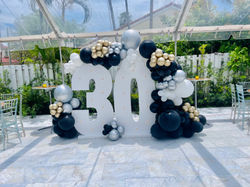Balloons and marquee numbers 2