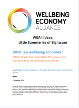 Briefing- What is a wellbeing economy?
