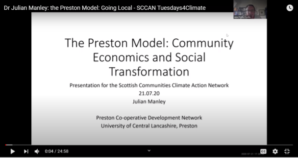 Video presentation (25 mins)