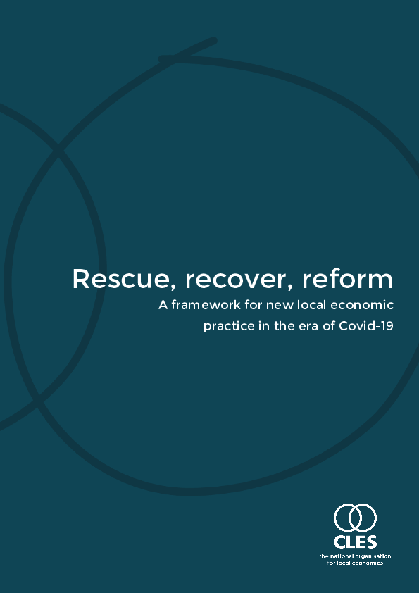 A framework for new local economic practice in the era of Covid-19