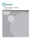 Community right to challenge