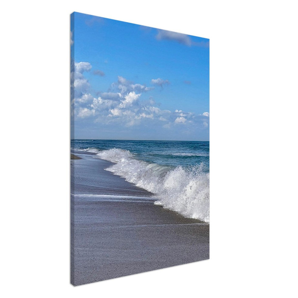 Beach Day on Canvas