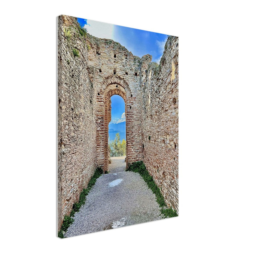 Thumbnail:  Grottoes of Catullo in Sirmione on Canvas