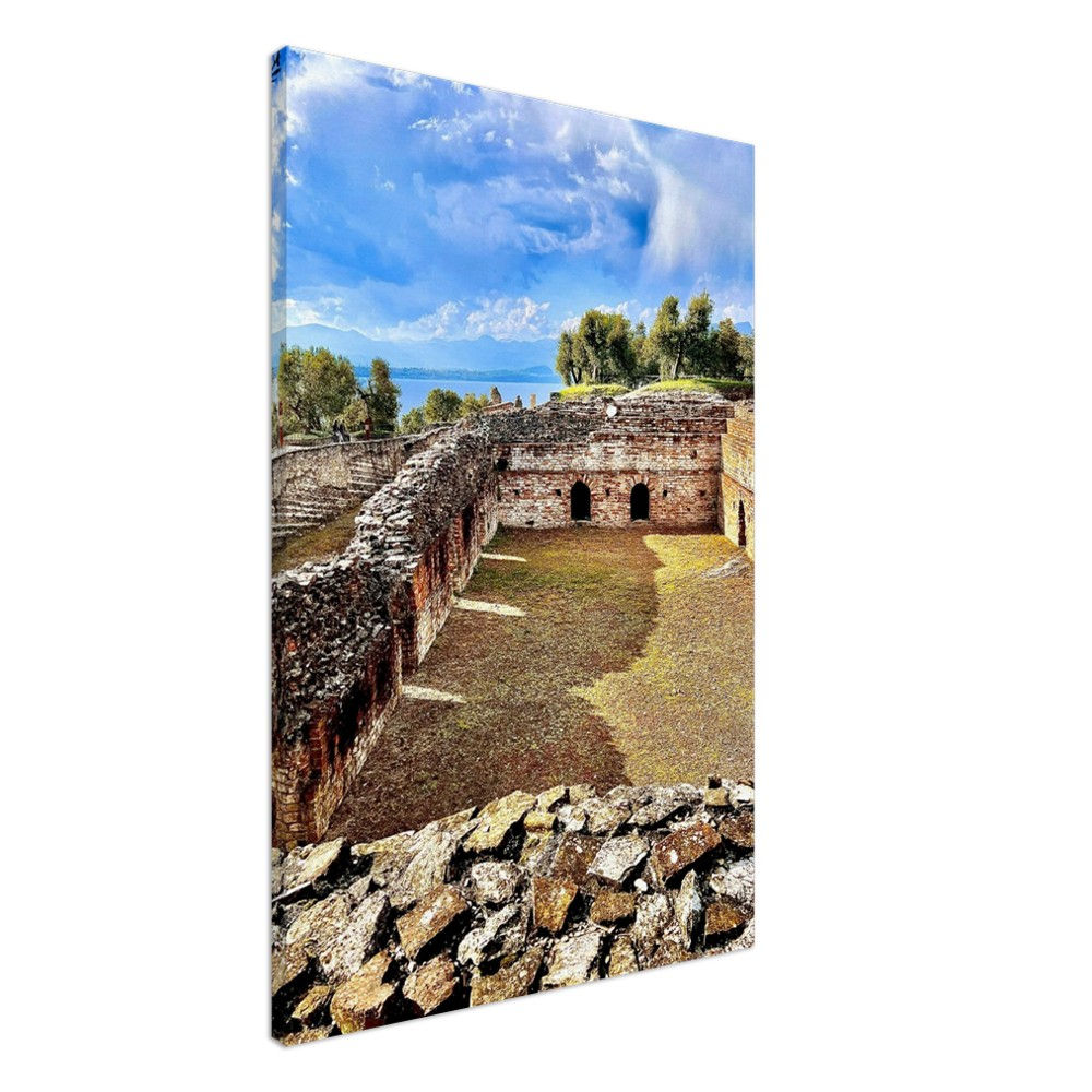 Museum of Grottoes di Catullo in Sirmione on Canvas