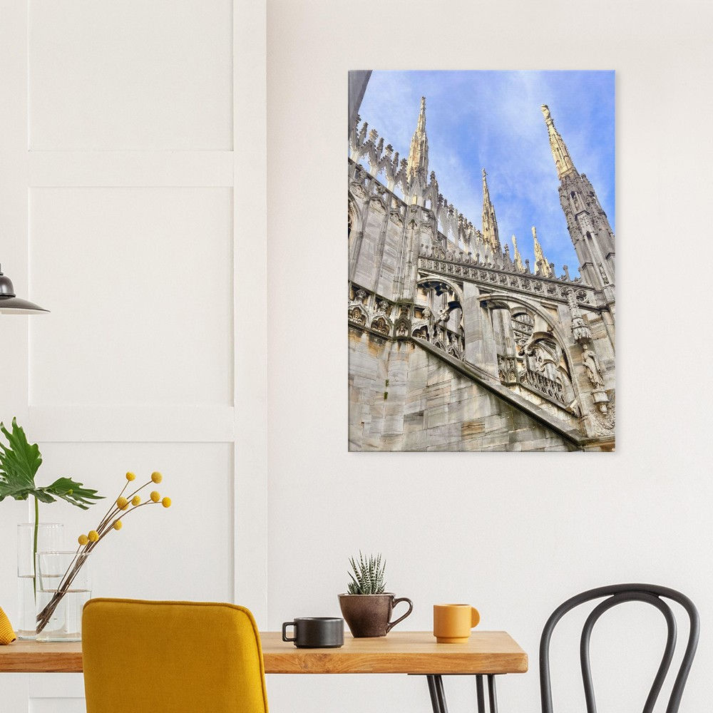 The Cathedral in Milan 3 on Canvas