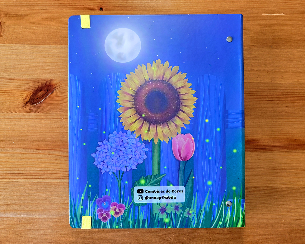 Miniatura: Fichário 120 folhas Quadriculadas