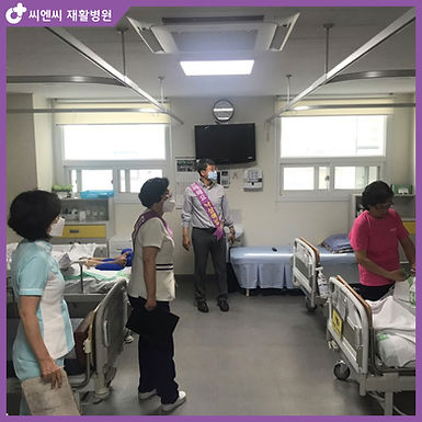 매주의 병동라운딩.