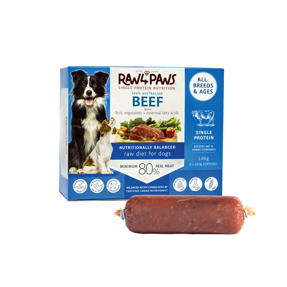 Raw4Paws Beef Dog Food